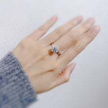 將圖片載入圖庫檢視器 3.01CT 3卡18K皇冠鑽石戒指