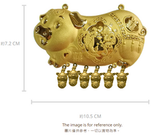 將圖片載入圖庫檢視器 喻意篇 - 999.9黃金豬牌頸鍊
