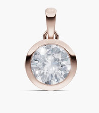 將圖片載入圖庫檢視器 N1052 圓形鐨石吊墜托
