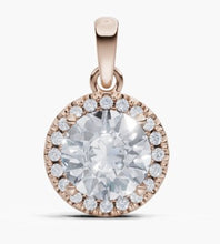 將圖片載入圖庫檢視器 N2007 圓形鐨石吊墜托
