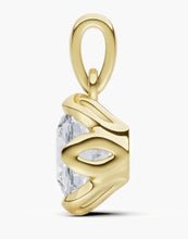 將圖片載入圖庫檢視器 N3010 圓形鐨石吊墜托
