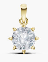 將圖片載入圖庫檢視器 N4017 圓形鐨石吊墜托
