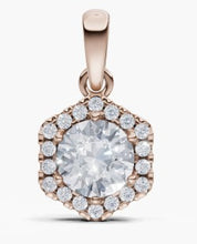 將圖片載入圖庫檢視器 N5020 圓形鐨石吊墜托
